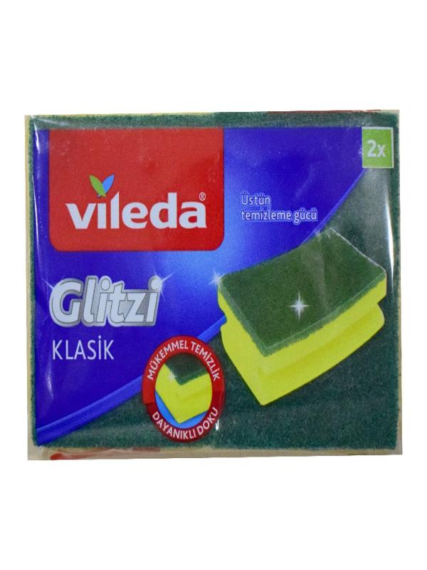 VİLEDA 2 Lİ YEŞİL OLUKLU SÜNGER