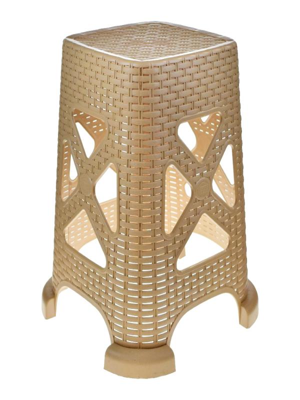 VİOLET RATTAN TABURE BÜYÜK 0734