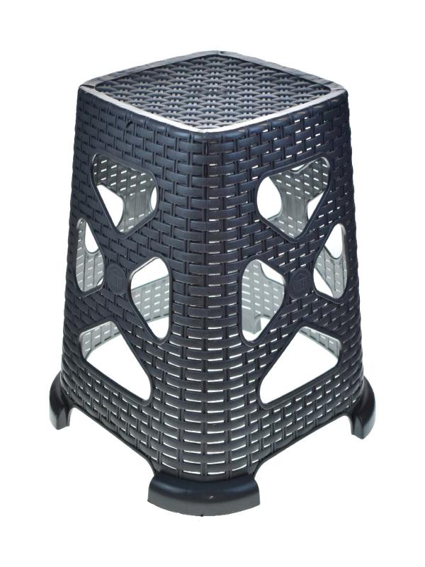 VİOLET RATTAN TABURE KÜÇÜK 0735