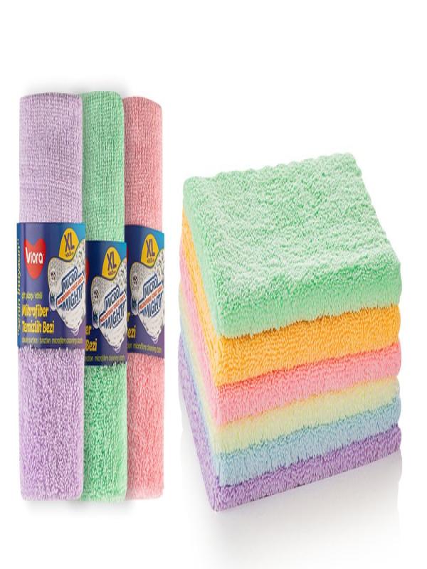 VİORA MİKROFİBER TEMİZLİK BEZ MİCRO MİGHT TEKLİ 35*40 VRP-325