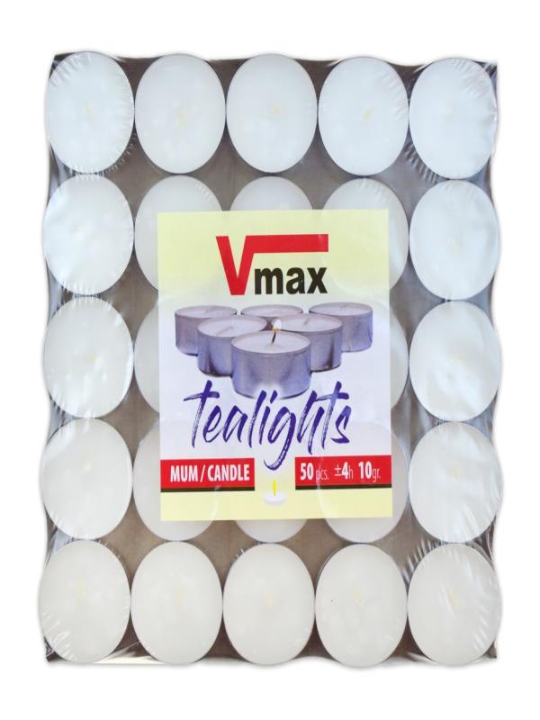VMAX TEALİGHT MUM 50 Lİ BEYAZ