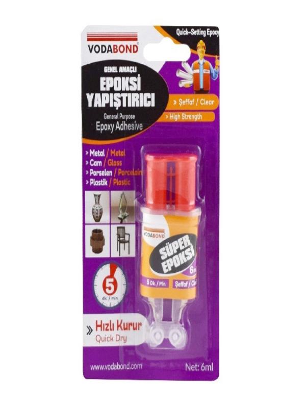 VODABOND ŞIRINGA EPOXY YAPIŞTIRICI 6ML