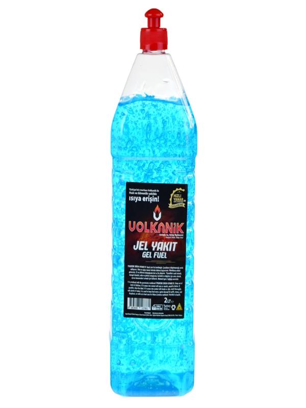 VOLKANİK JEL OCAK YAKITI  2 LT MAVİ