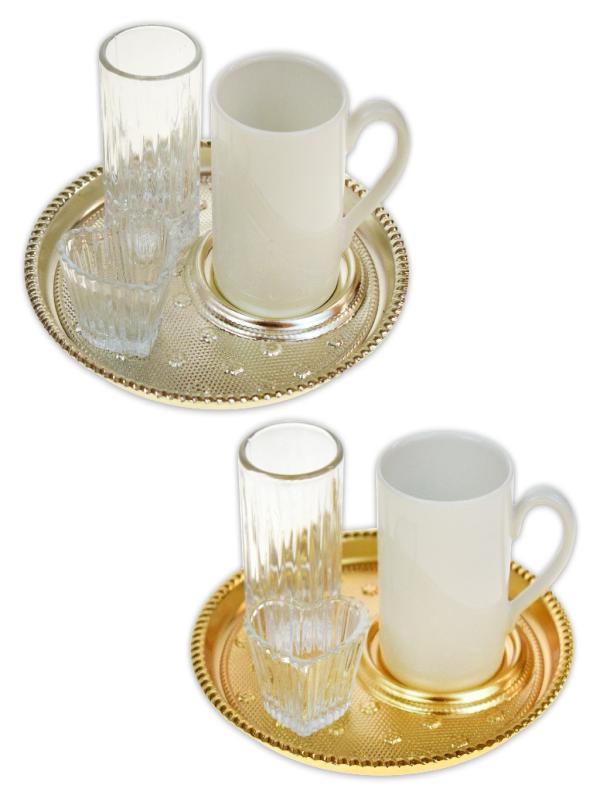 WERONY TEKLİ METAL SUNUMLUKLU FİNCAN TAKIMI