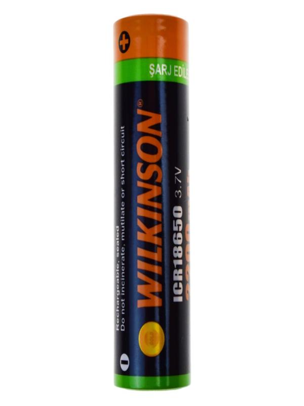 WİLKİNSON 18650 ŞARJLI PİL 2200 MAH TURUNCU