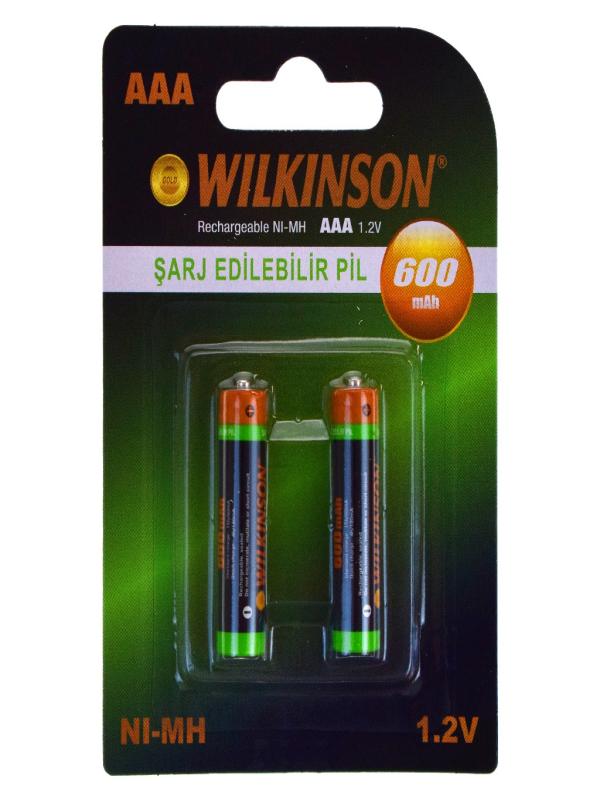 WİLKİNSON 2 Lİ ŞARJLI İNCE PİL AAA