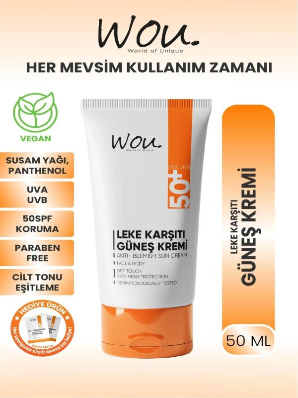 WOU ÇOCUK GÜNEŞ KREMİ 50 ML