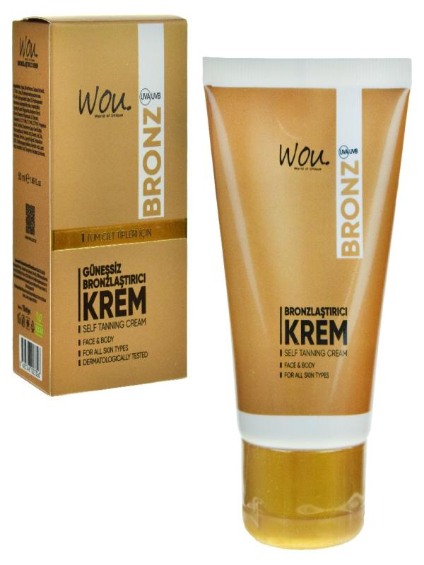 WOU GÜNEŞSİZ BRONZLAŞTIRICI KREM 50ML