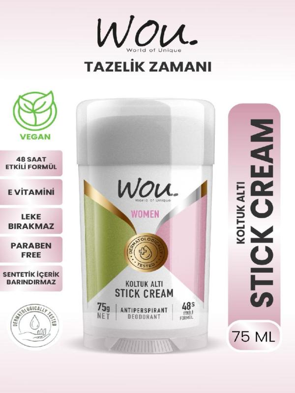 WOU KOLTUK ALTI STICK CREAM 75 GR KADIN