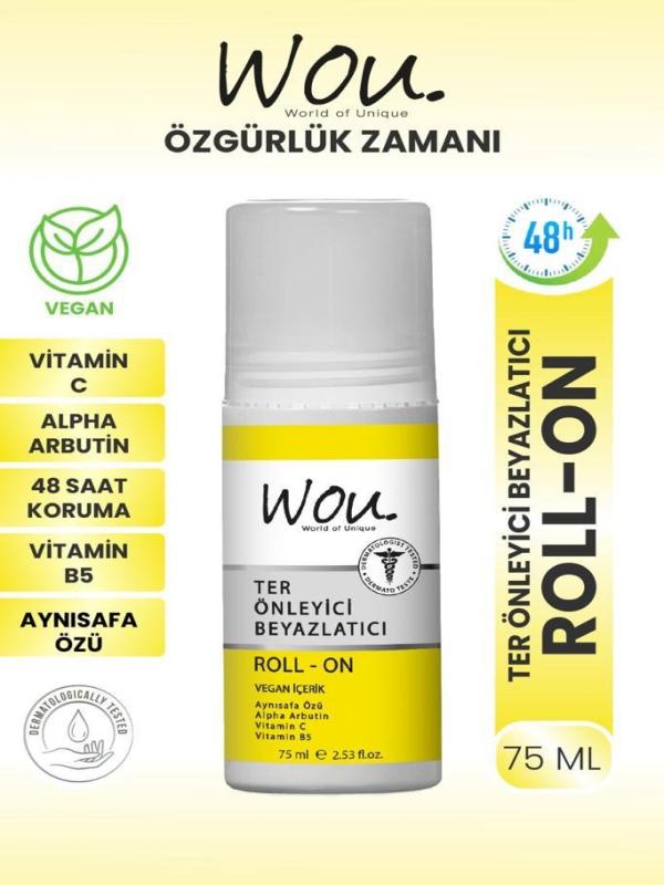 WOU ROLL-ON 75 ML BEYAZLATICI