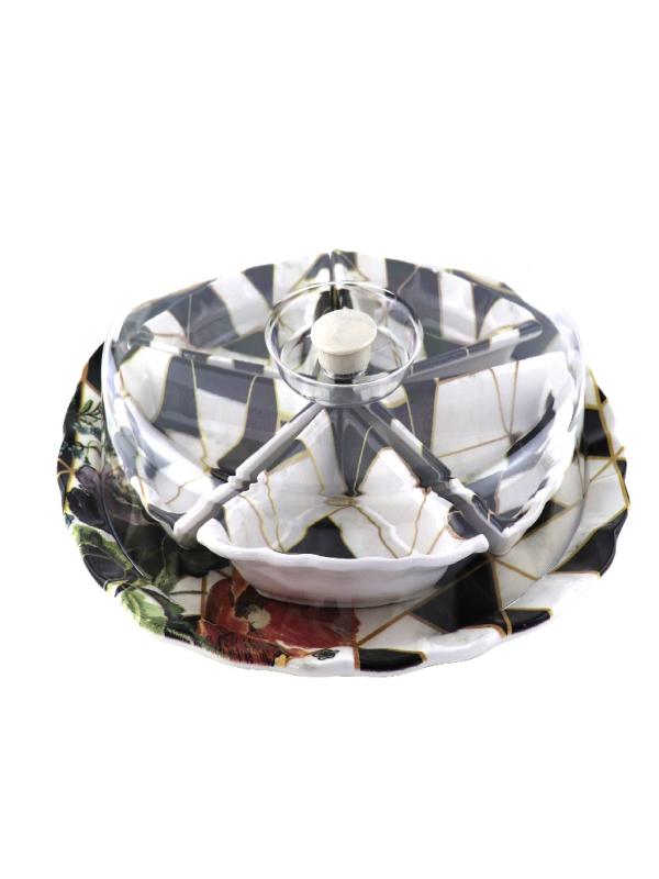 YNS SERAMİK TEPSİLİ 5 Lİ KAHVALTILIK 990800DIGI