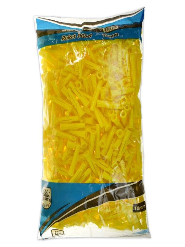 ZENITH ROKET DÜBEL SARI 10MM PK:500
