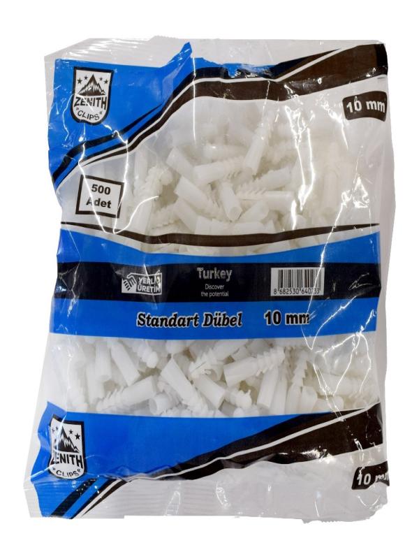 ZENITH STANDART DÜBEL 10MM PK:500