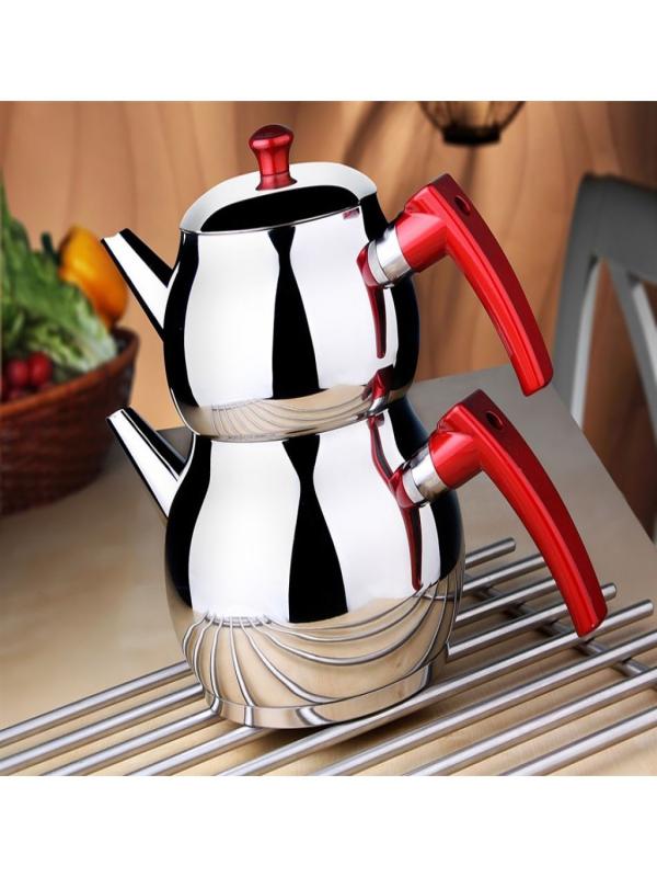 ZENLİFE KIRMIZI KULP ORTA ÇAYDANLIK