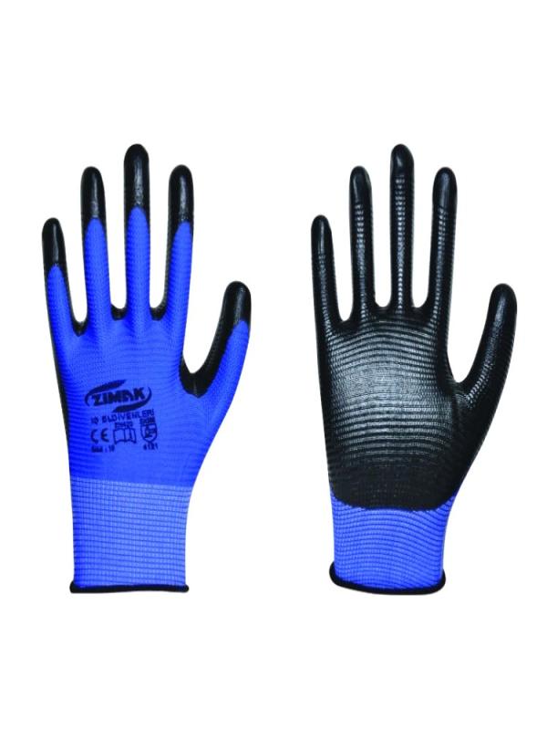 ZİMAK EL-103 MAVİ SİYAH TIRTIRLI ELDİVEN NO:10