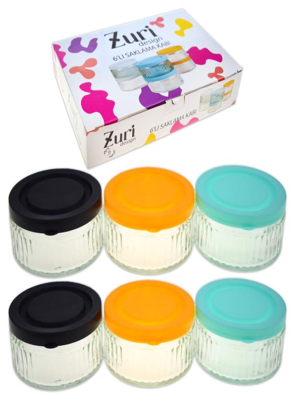 ZURİ PUDDING SAKLAMA KABI YUVARLAK 6 LI