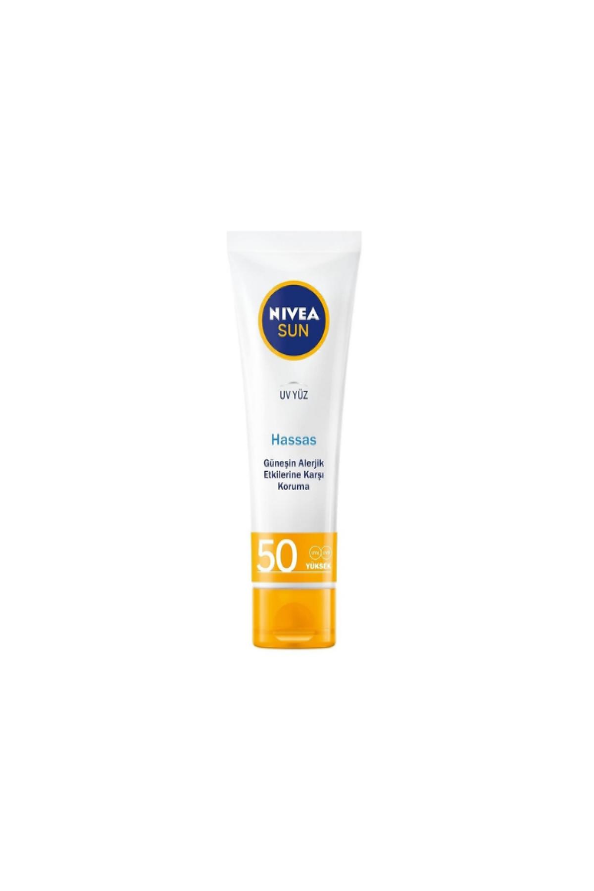 NIVEA YUZ KREMI HASSAS SPF50 5