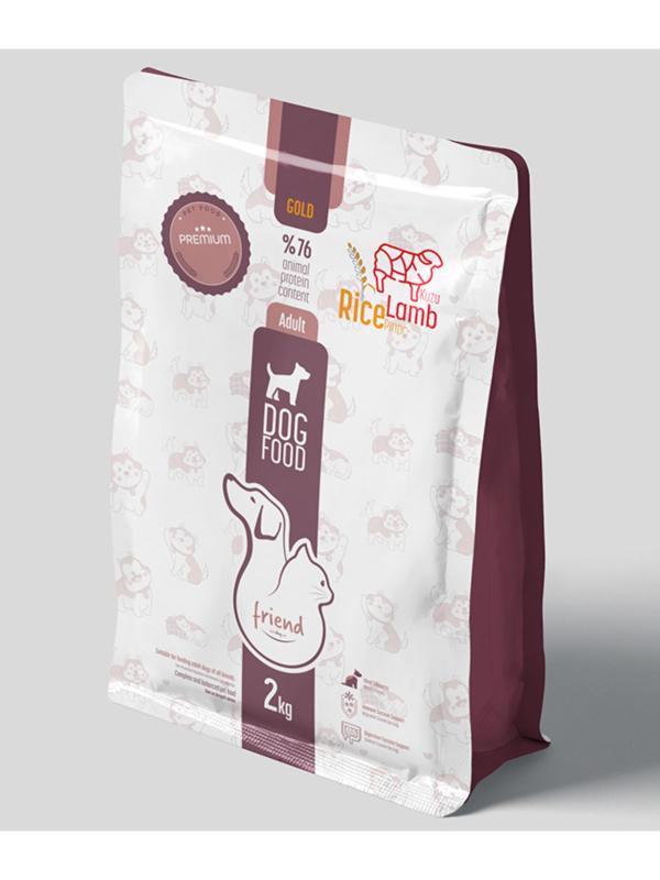 Friend Pet Premium Gold Yetişkin Köpek Maması Kuzulu 2 Kilo