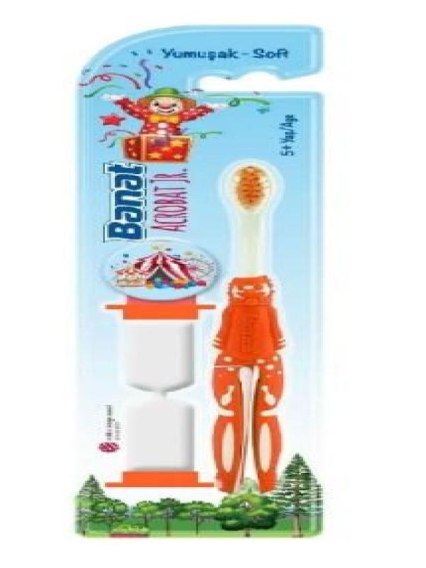 Banat Acrobat Junior Yumuşak Diş Fırçası + Kum Saati