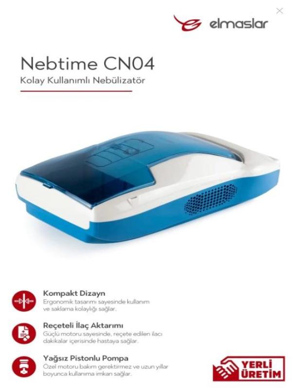 Nebtime Kompresörlü Nebulizatör Cn-04