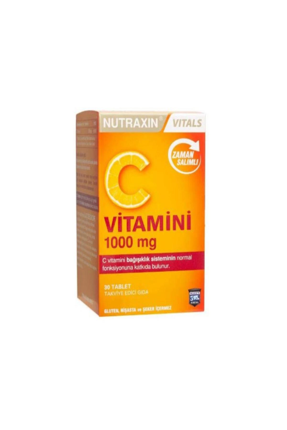 NUTRAXIN C VITAMIN 1000MGX30TB