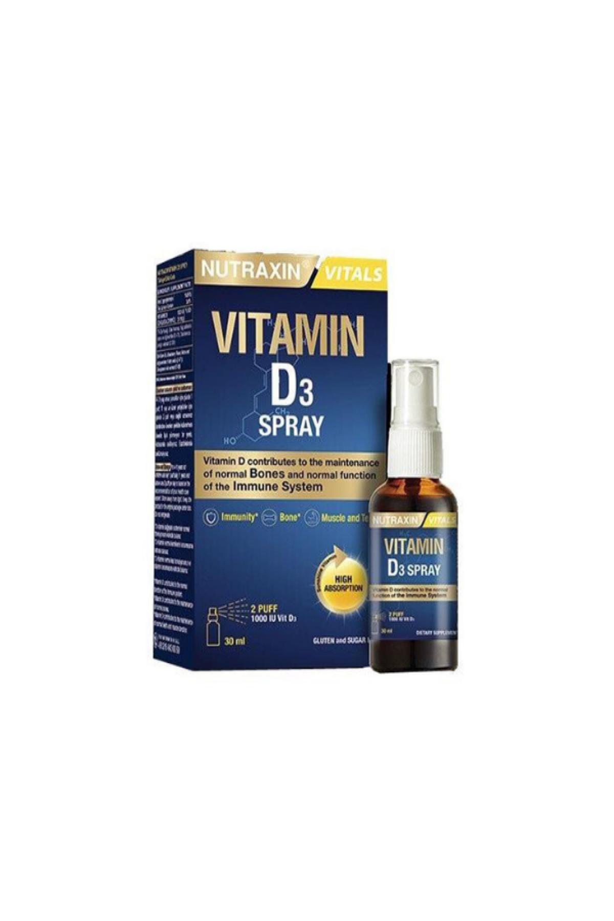 NUTRAXIN VITAMIN D3 SP1000 30 