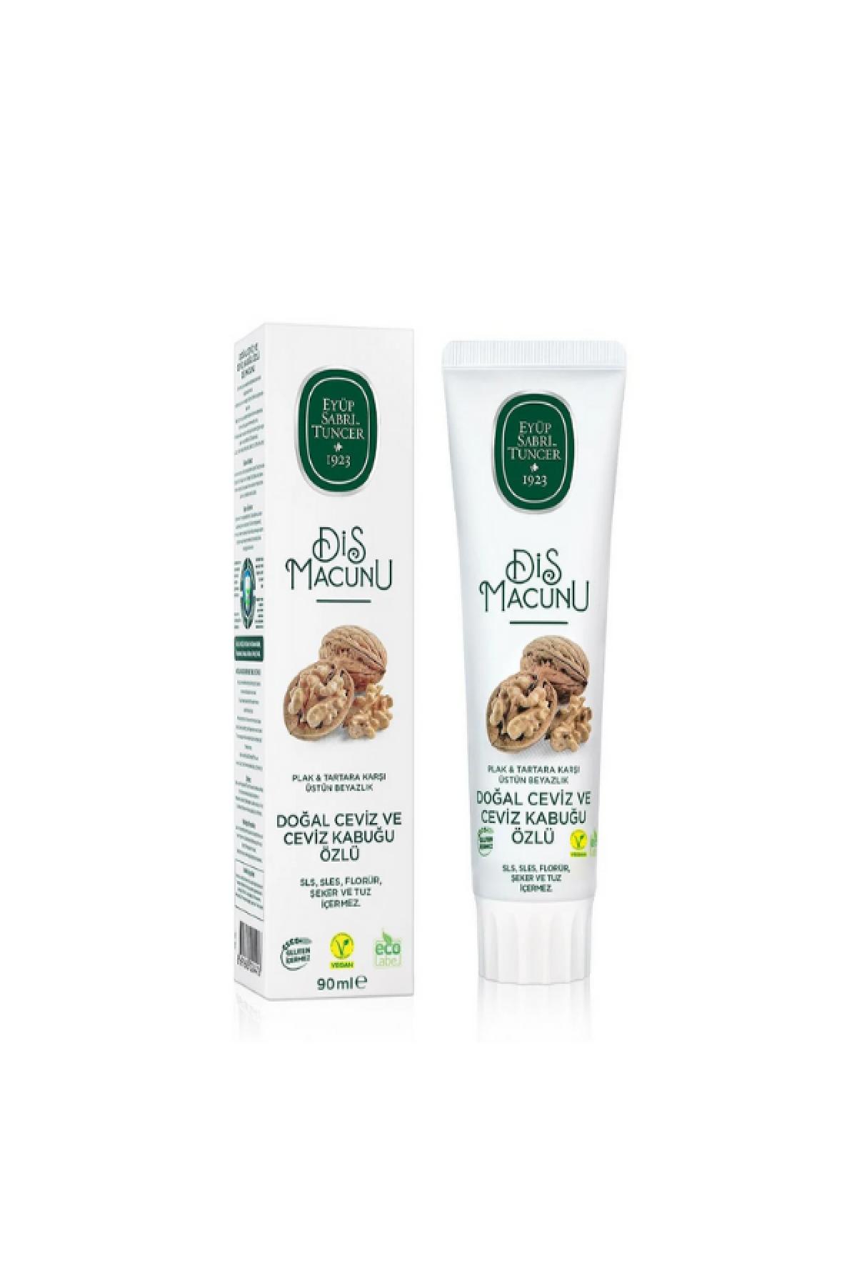 Eyüp Sabri Diş Macunu 90ml_Doğal Ceviz Ve Ceviz Kabuğu Özü 024416 *48