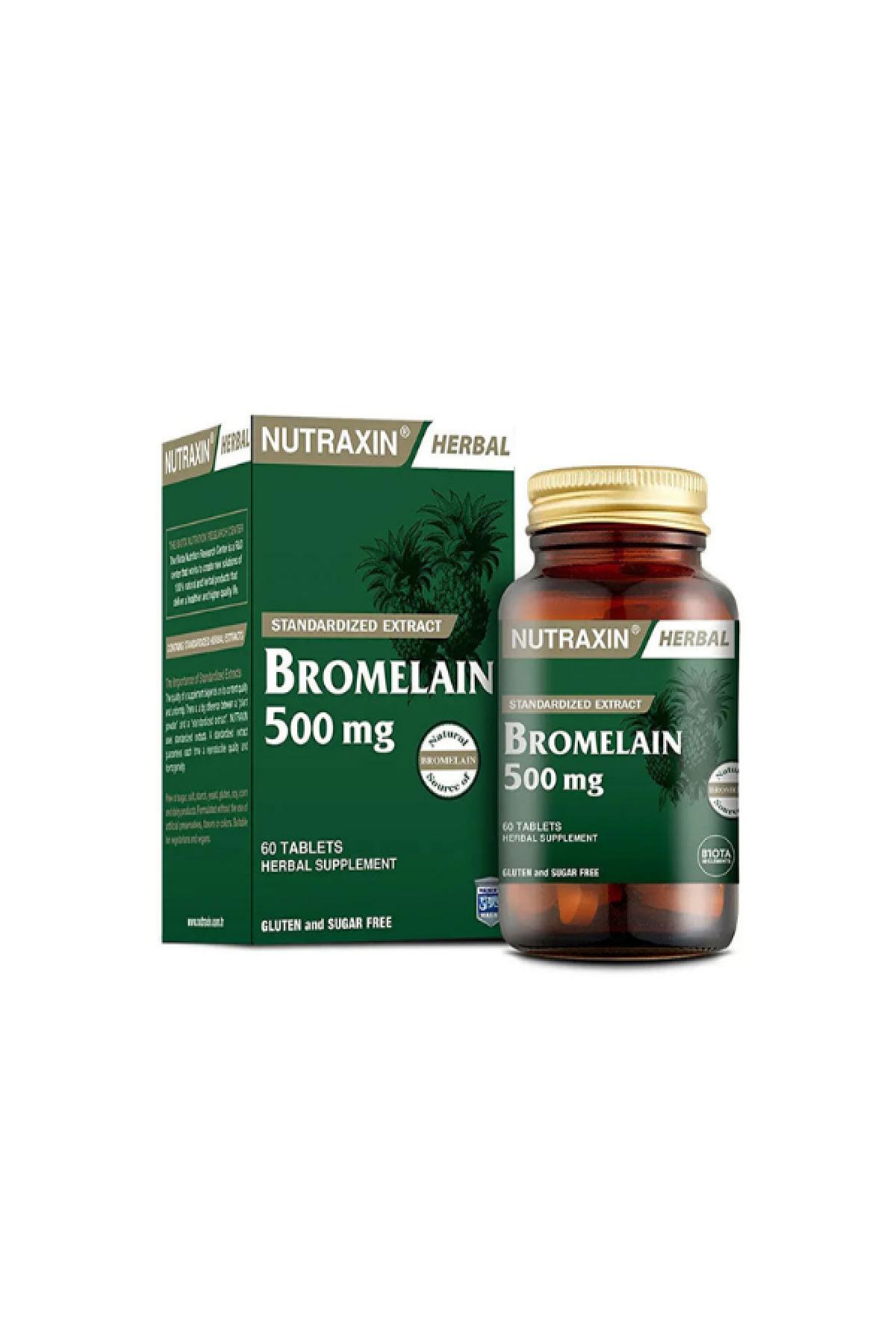 NUTRAXIN BROMELAIN 60 TB.     