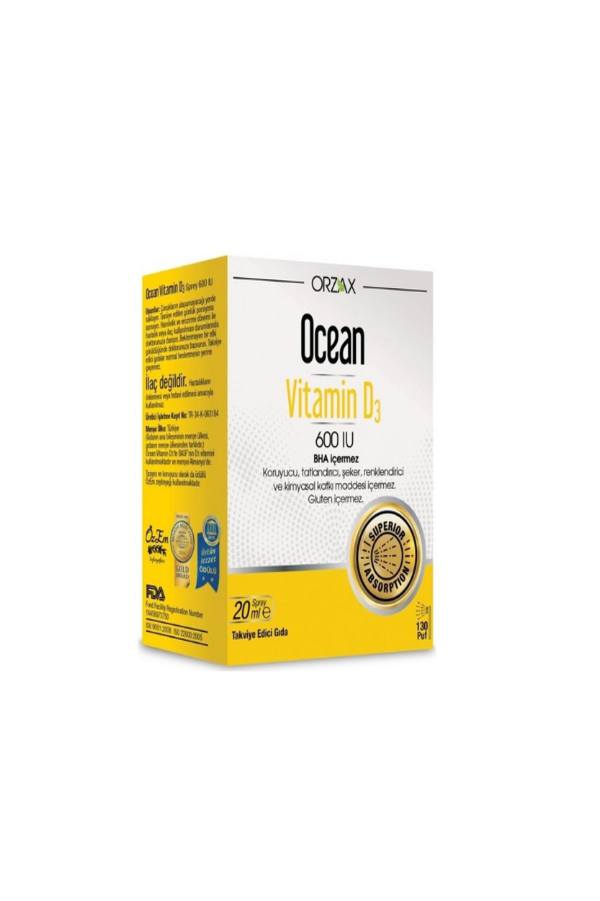OCEAN VITAMIN D 600 IU SPREY  