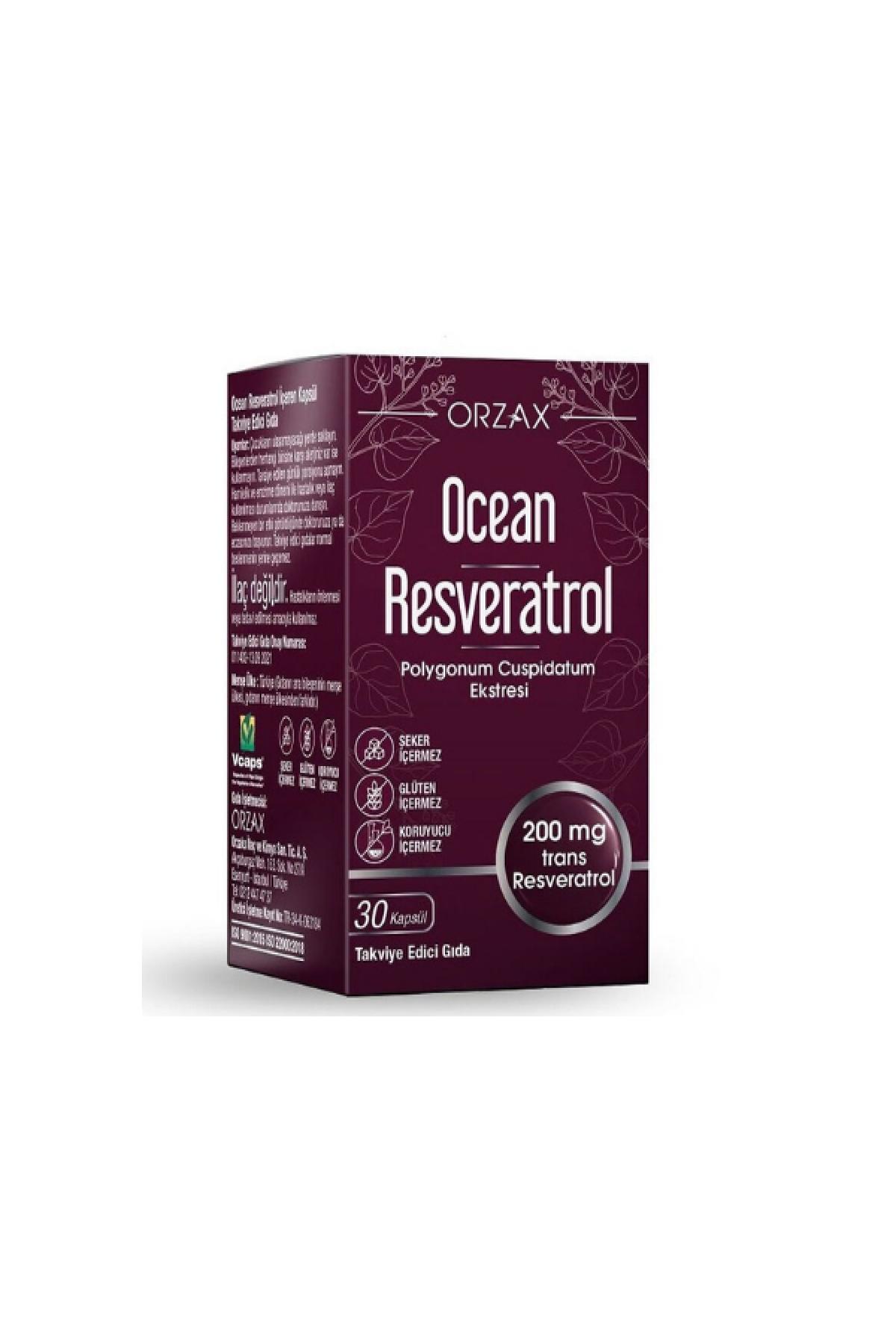 OCEAN RESVERATROL 200 MG 30 CA