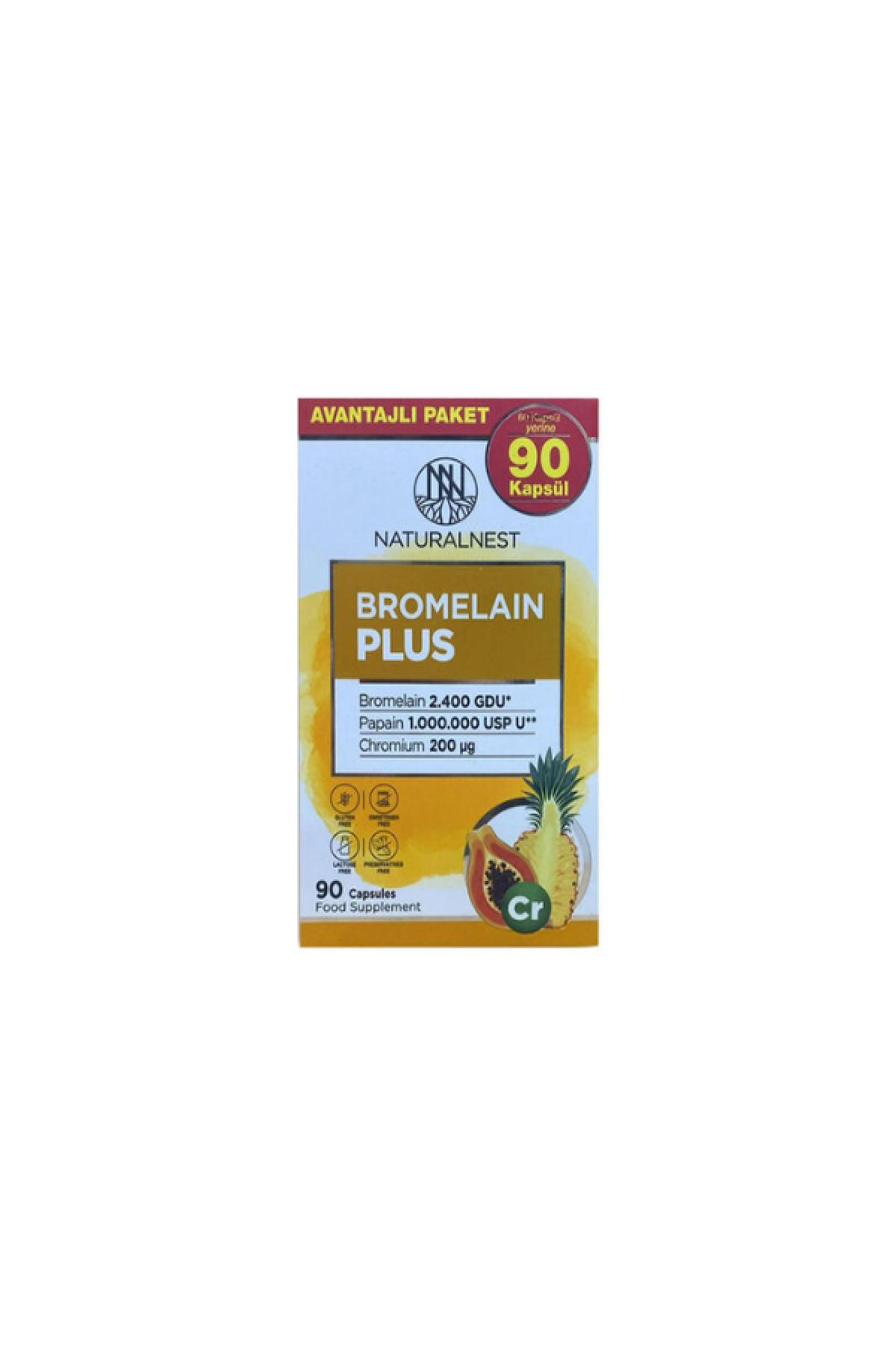 NATURALNEST BROMELAIN PLUS 90 
