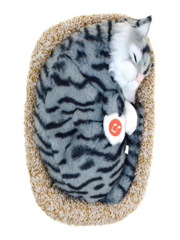 PELUŞ YATAN KEDİ SESLİ IŞIKLI 1910