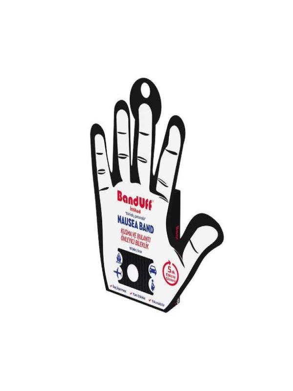 Banduff Kusma ve Bulantı Önleyici Bileklik - Yetişkin / Siyah
