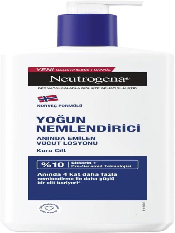 Neutrogena Yoğun Nemlendirici Hasas Bakım Vücut Losyonu 400 Ml
