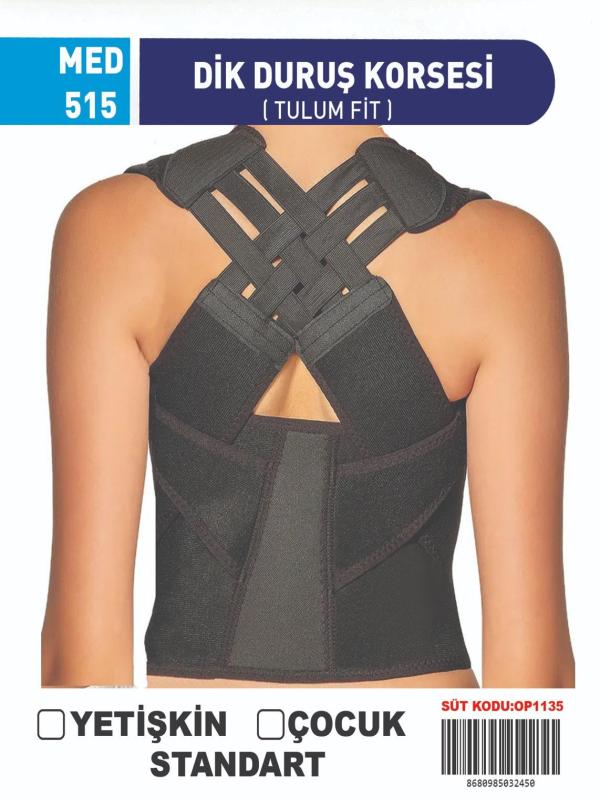 Medikalcıbaşı Tulum Fit Dik Duruş Korsesi Çocuk