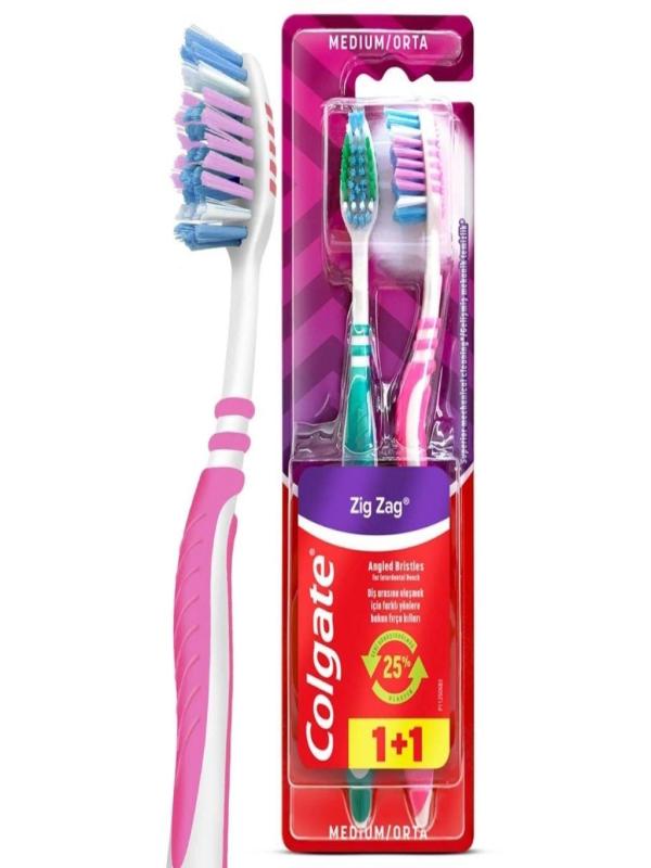 Colgate Diş Fırçası Zig Zag 1+1 Orta