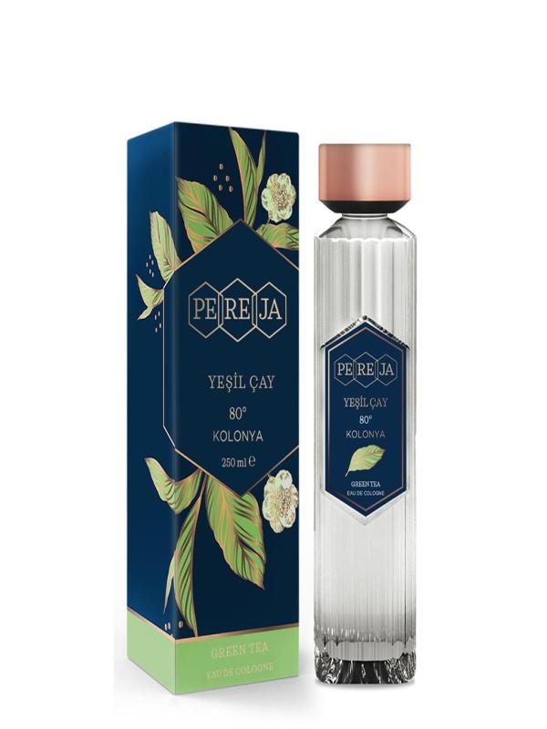 Pereja Yeşil Çay Kolonyası Cam Şişe 250 ml