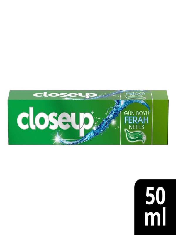 Closeup Ağız Bakım Suyu Etkili Gün Boyu Ferah Nefes Menthol Fresh Diş Macunu 50 ml
