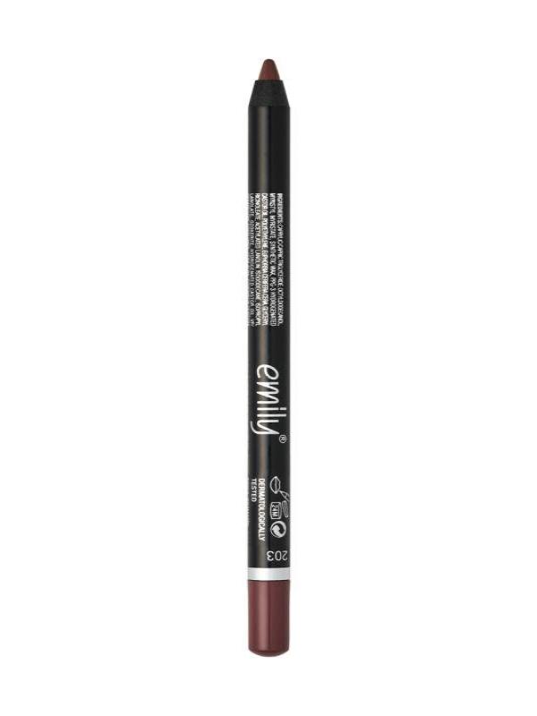 Emily Long Lasting Lip Pencil - 203 - Dudak Kalemi - Kahverengi
