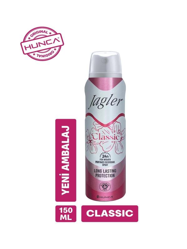 Jagler Deodorant Classic Kadın 150 Ml ( Yeni Ambalaj )