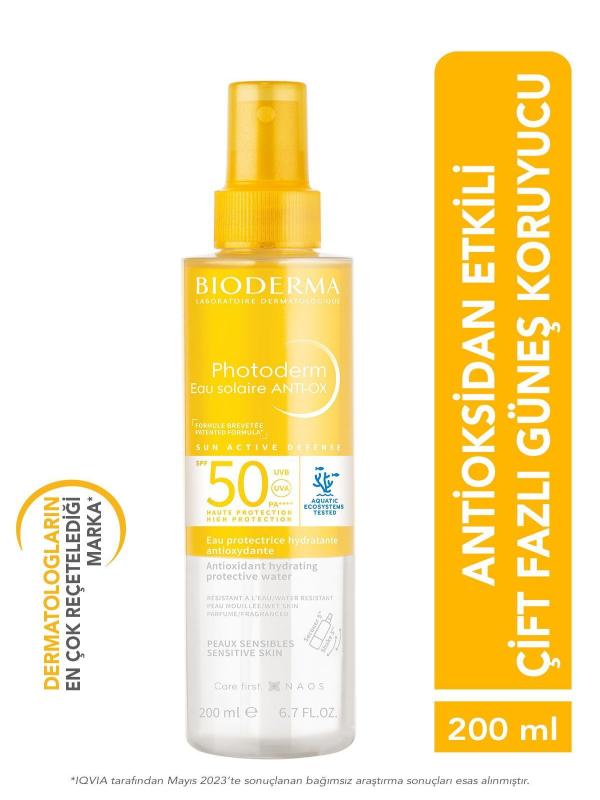 Bioderma Photoderm Eau Solaire ANTI-OX SPF 50 200 ml