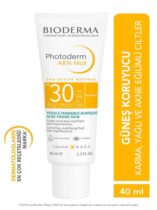 Bioderma Photoderm Akn Mat SPF 30 Invisible 40 ml