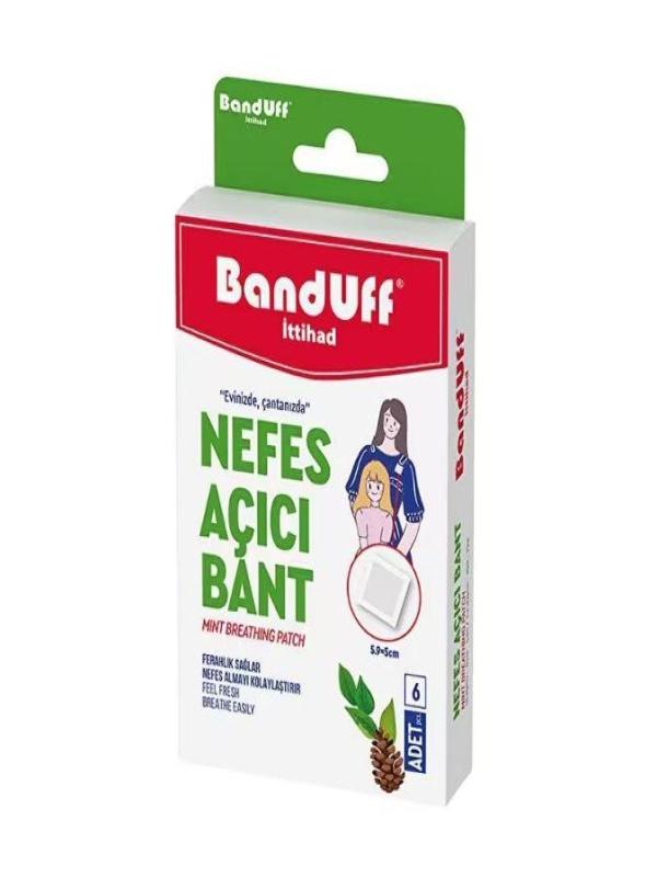Banduff Nefes Açıcı Bant 5,9 cm  x 5 cm 6 lı