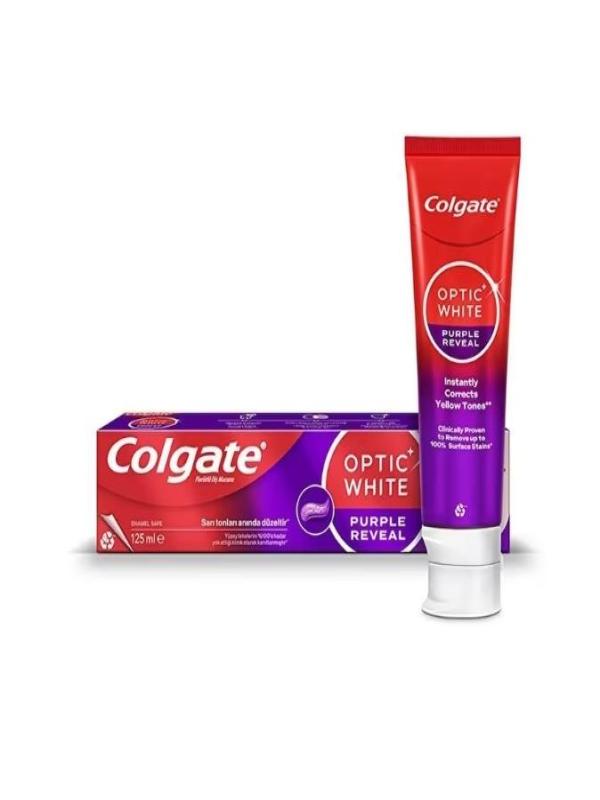 Colgate Optic White Purple Reveal Diş Macunu Süper Fırsat 125 ml