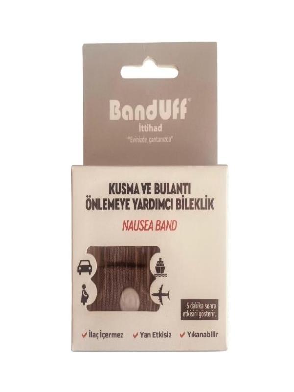 Banduff Kusma ve Bulantı Önleyici Bileklik - Yetişkin / Gri
