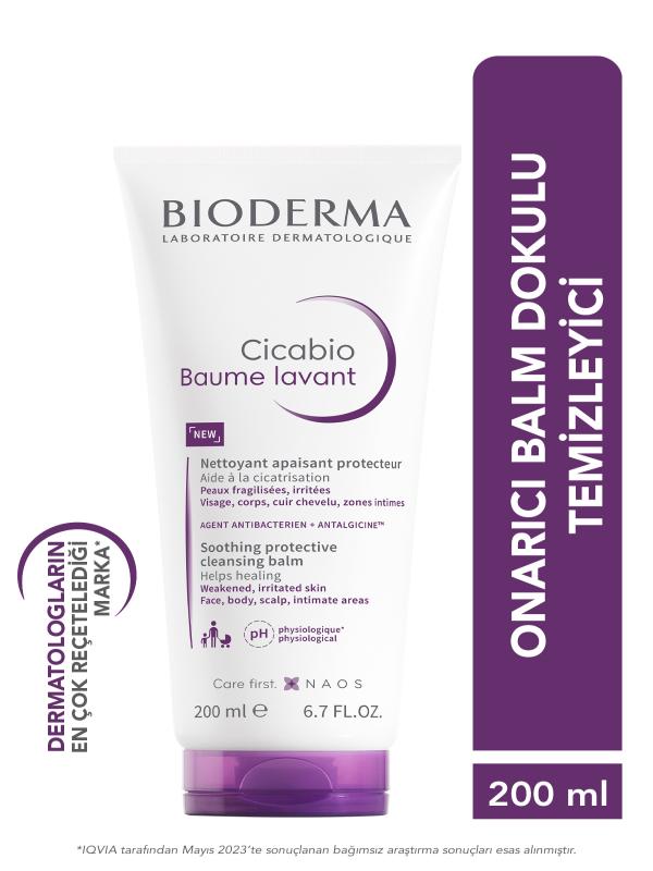 Bioderma Cicabio Baume lavant Onarıcı Temizleme Balmı 200 ml