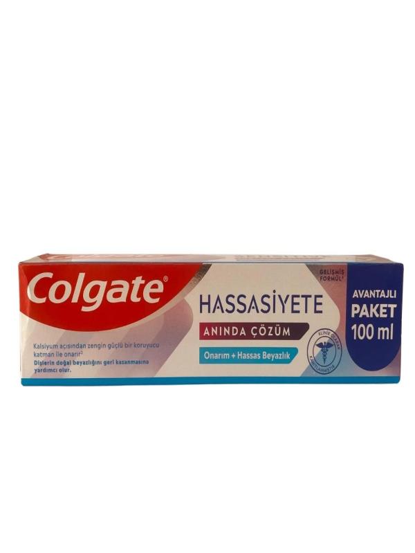 Colgate Hassasiyete Anında Çözüm Onarım Hassas Beyazlık Diş Macunu 100 ml