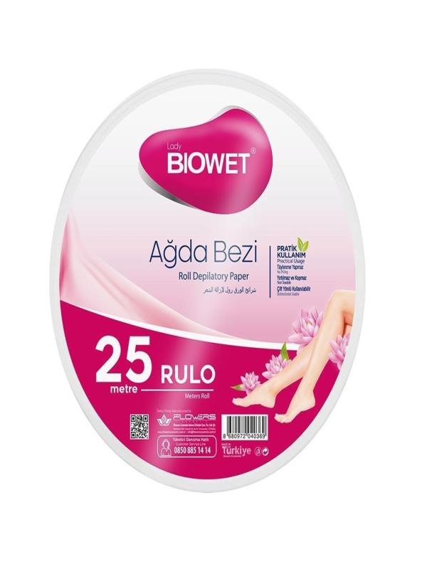 Biowet Ağda Bezi 25 Metre Rulo