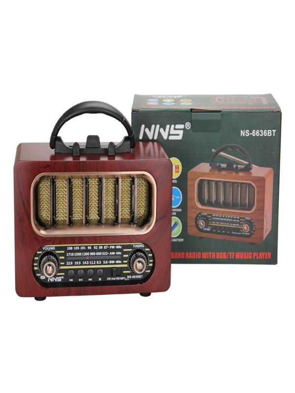 NNS RADIO MUSIC PLAYER FM NS-6636BT