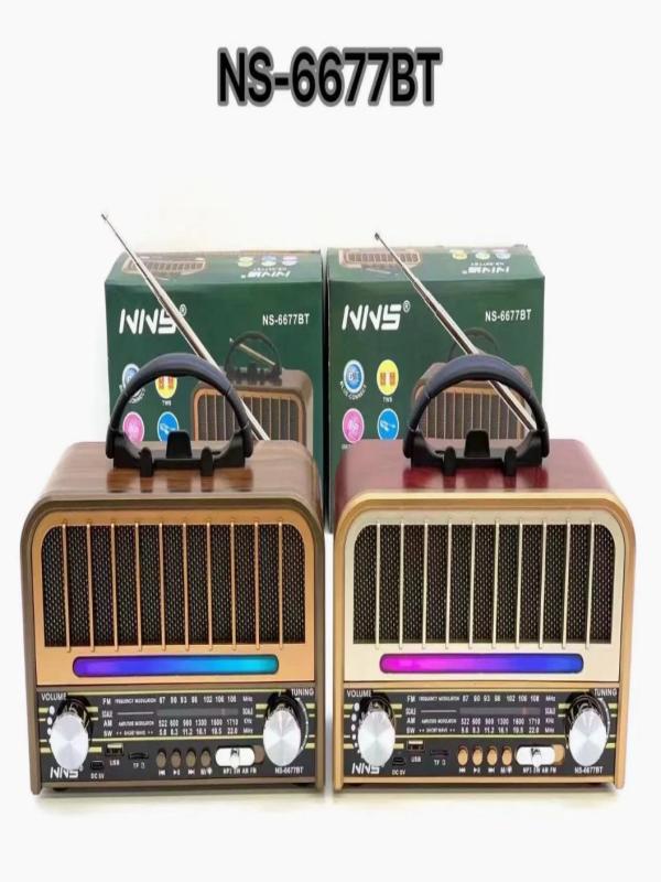 NNS RADIO MUSIC PLAYER FM NS-6677BT